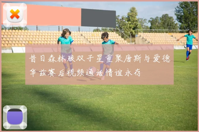 昔日森林狼双子星重聚唐斯与爱德华兹赛后视频通话情谊永存
